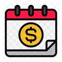 Payday Money Calendar Icon