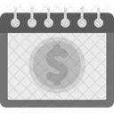 Payday Calendar Coin Icon