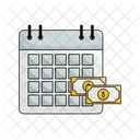 Payday Money Calendar Icon