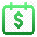 Payday Money Calendar Icon