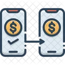 Payed Money Transfer Credit Icon