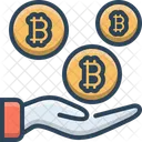 Payer Bitcoin Paiement Icône
