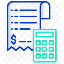 Concept De Paiement De Factures Calcul De Facture Calcul De Facture Icône