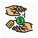 Paying Borrowed Funds Icon