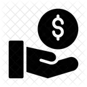 Money Paying Hand Icon