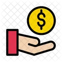 Money Paying Hand Icon