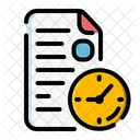 Paylater Time Clock 아이콘
