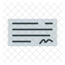 Payment Banking Cheque Icon