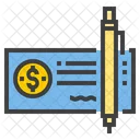 Payment Bank Cheque Check Icon