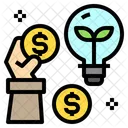 Payment Idea Bulb Icon