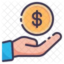 Payment Hand Coin Icon