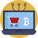 Bitcoin Payment Shopping Icon