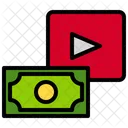 Payment Video Cash Icon