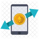 Ethereum Transfer Money Icon