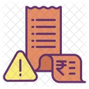 Payment Alert Warning Invoice Payment Alert Bill Payment Alert Icon