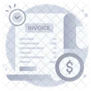 Verify Payment Approved Bill Check Invoice Icon