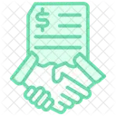 Payment Authorization Duotone Line Icon Icon