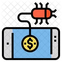 Bug Money Data Phone Bug Mobile Icon