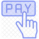 Payment Button Duotone Line Icon Icon