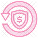 Payment Cancellation Duotone Line Icon Icon