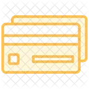 Payment Card Duotone Line Icon Icon