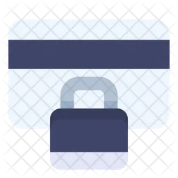 Payment Card Locked  Icon
