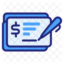 Payment Cheque  Icon