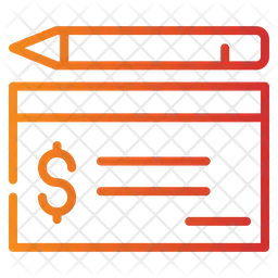 Payment Cheque  Icon