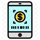 Smartphone Code Payment Icon