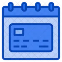 Due Date Payment Creditcard Banking Calendar Date Icon