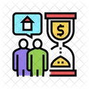 Time Payment Mortgage Icon