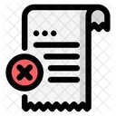 Cancel Failed Payment Icon