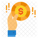 Money Payment Hand Icon