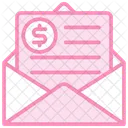 Payment Mail Duotone Line Icon Icon