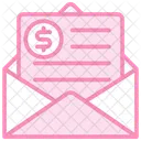 Payment Mail Duotone Line Icon Icon