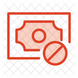 Payment Not Accepted  Icon