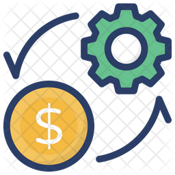 Payment Processing Icon - Download in Colored Outline Style