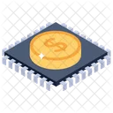 Payment Processor Payment Chip Dollar Chipset Icon