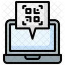 Payment Qr Code Qr Code Laptop Icon