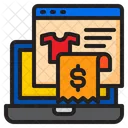 Reciept Ecommerce Shopping Icon