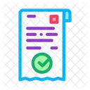 Payment Receipt Nfc Icon