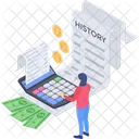 Payment Records  Icon