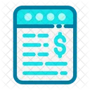 Payment Report  Icon