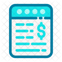 Payment Report  Icon