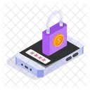 Payment Security Mobile Icon