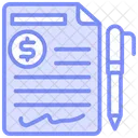Payment Settlement Duotone Line Icon Icon