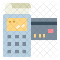Payment Terminal Icon - Download in Flat Style