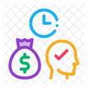 Time Earn Money Icon