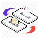 Payment Transfer Cash Flow Money Flow Icon
