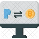 Paypal para bitcoin  Ícone